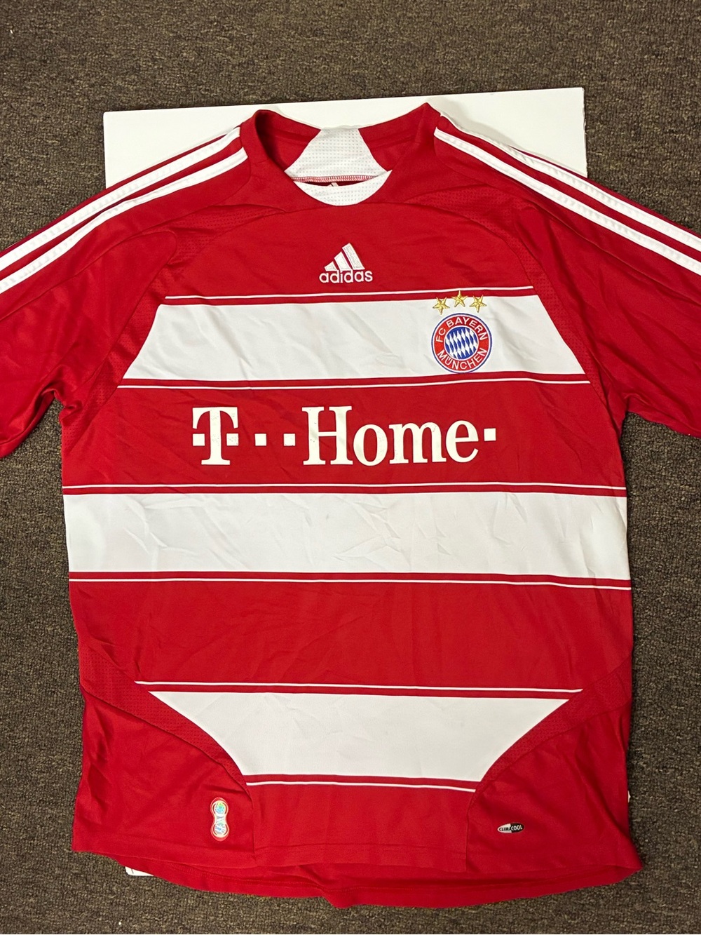 Bayern München 2007/08 Home Jersey Adidas Size M TONI